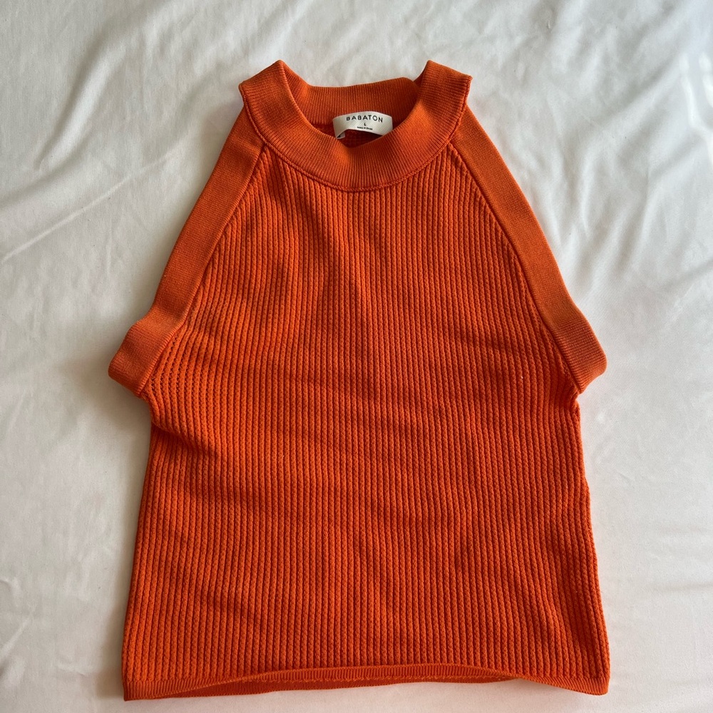 Babaton Sculpt Knit Halter Tank Top